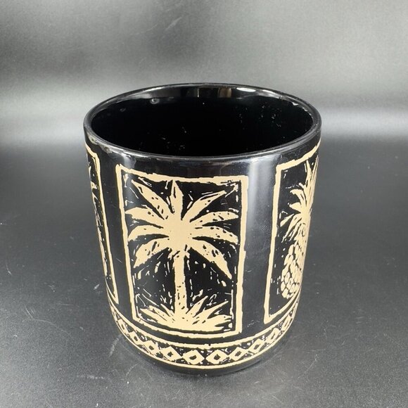 Palms and Pineapples Hawaiian Coffee Cup Mug by Island Heritage M Goodwill Mug - Picture 10 of 10
